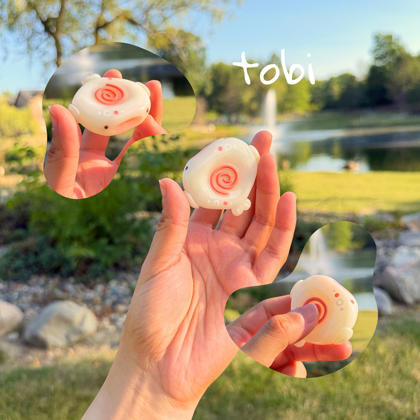 tobi 🍥 jelliwhale worry stone