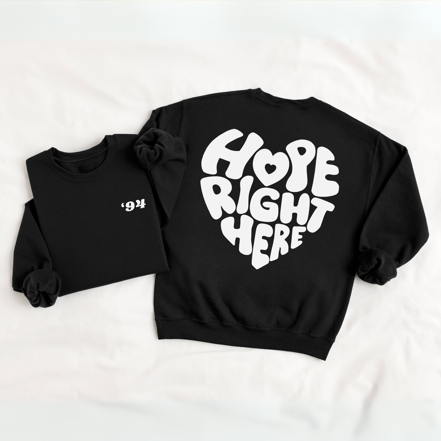 hope right here crewneck