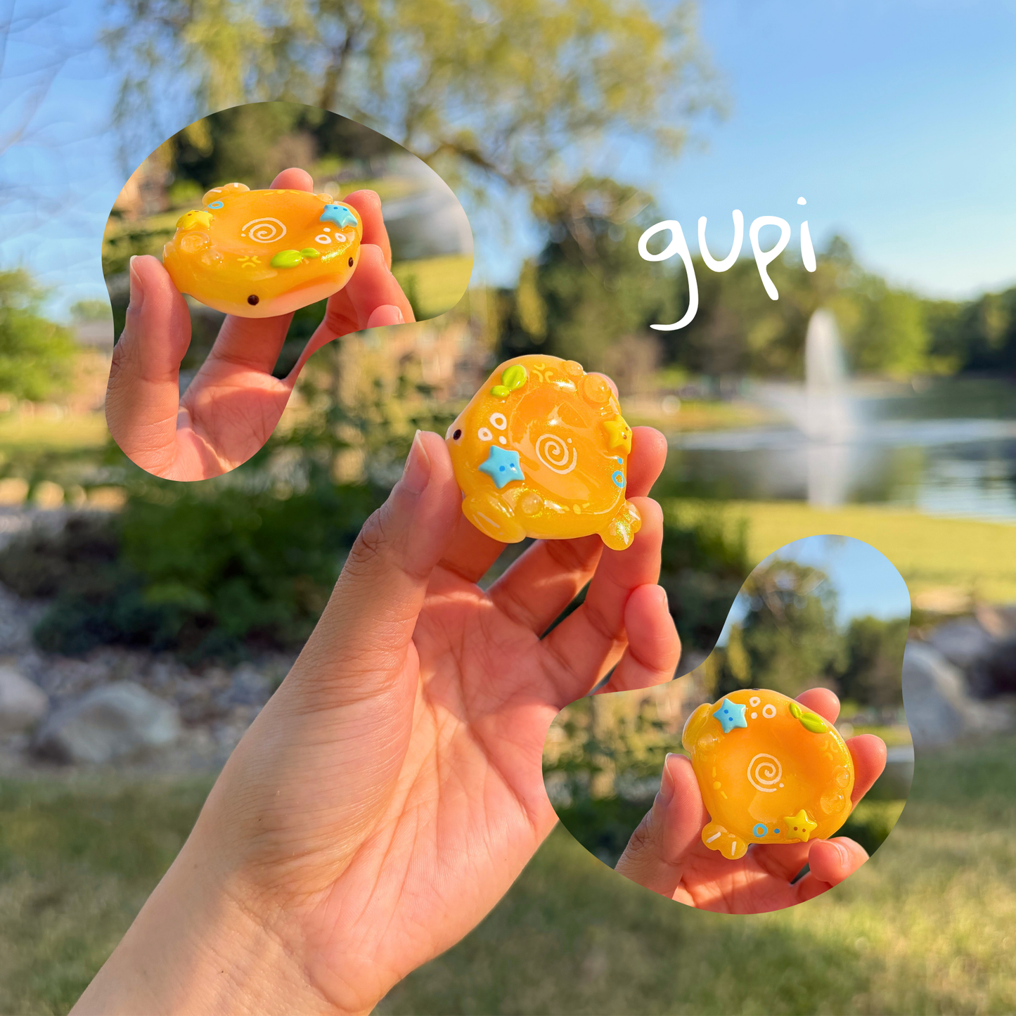 gupi 🍊 jelliwhale worry stone
