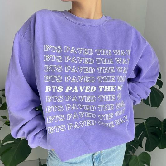 bts paved the way crewneck