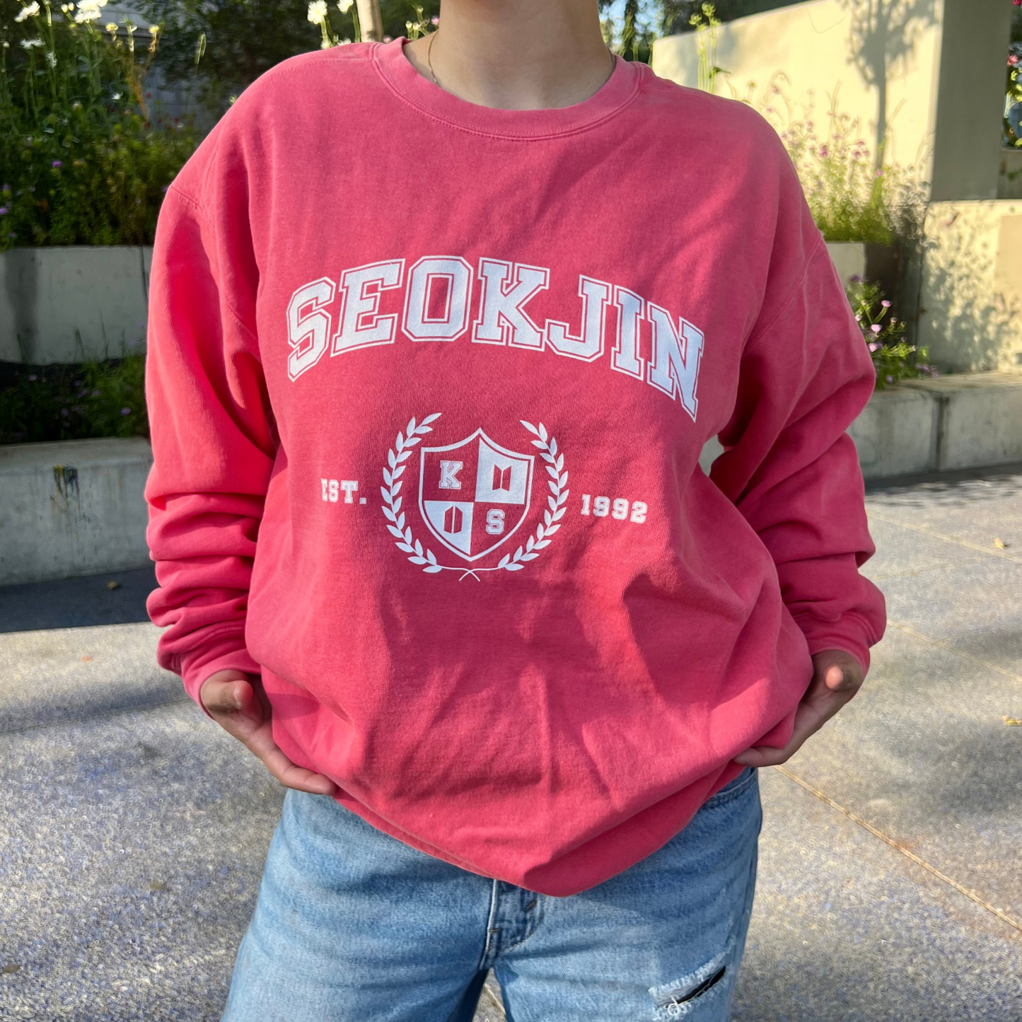 seokjin university sweatshirt