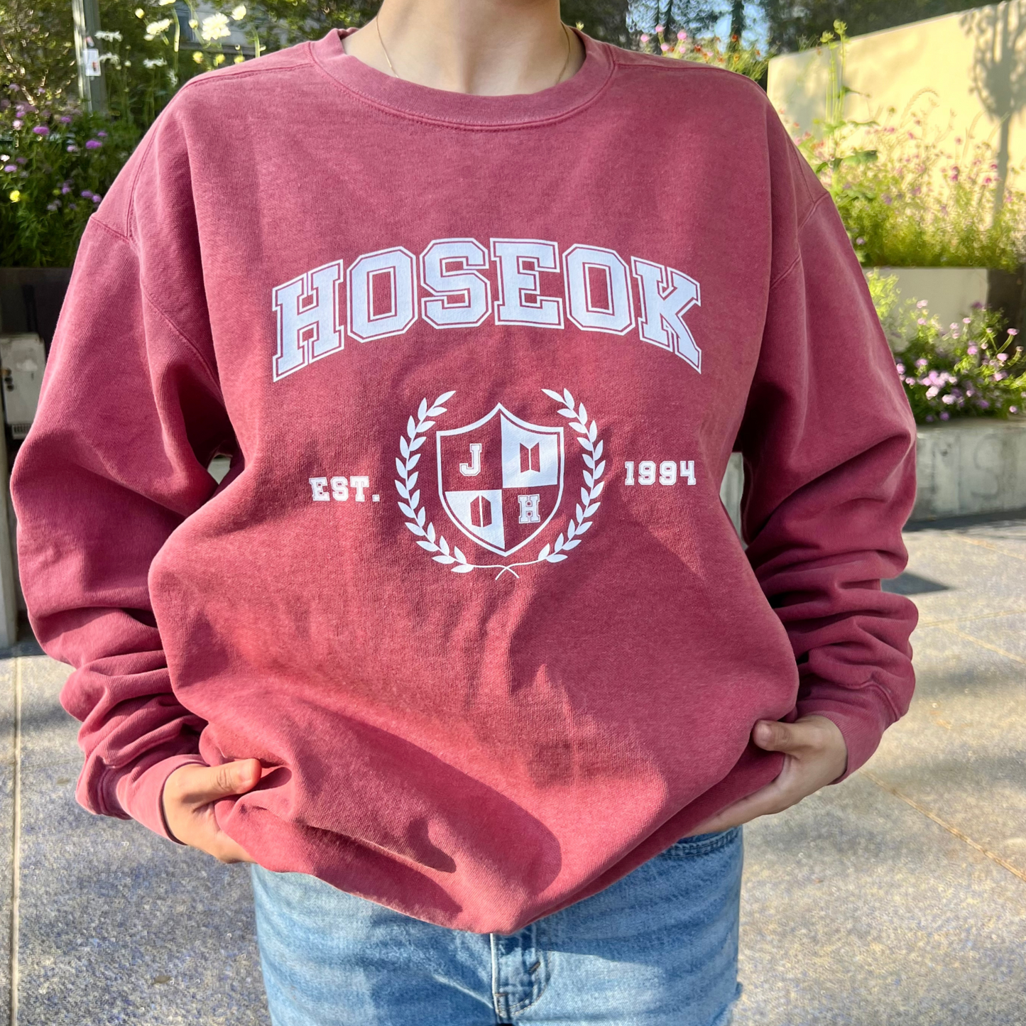 hoseok university sweatshirt