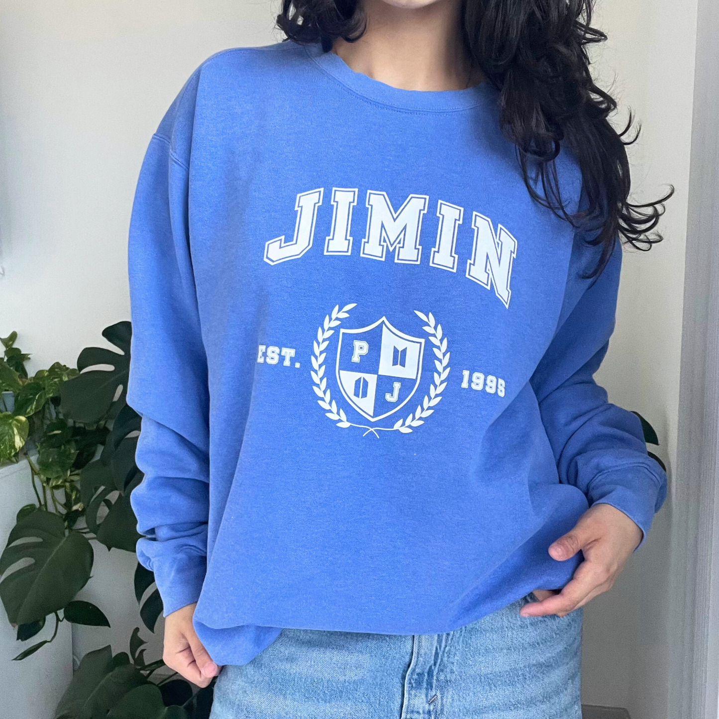 jimin university sweatshirt