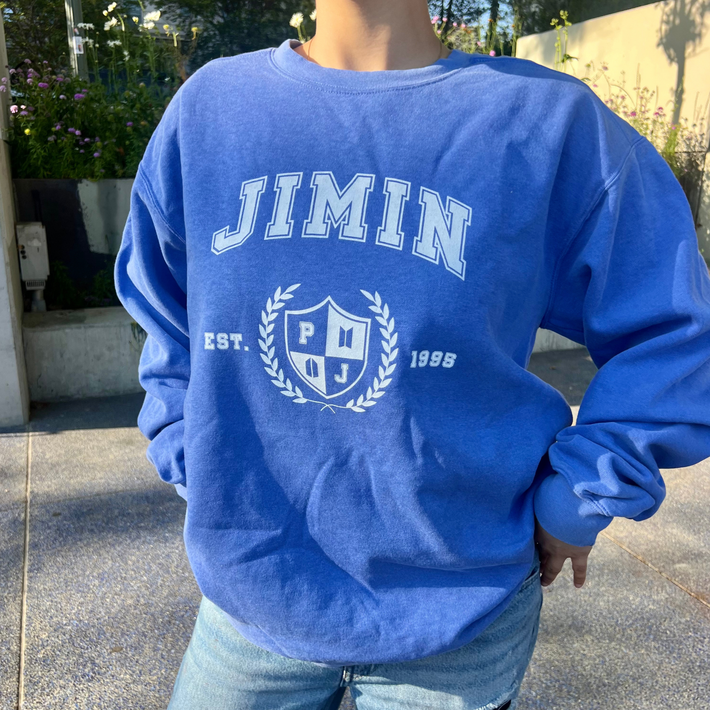 jimin university sweatshirt