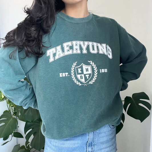 taehyung university sweatshirt