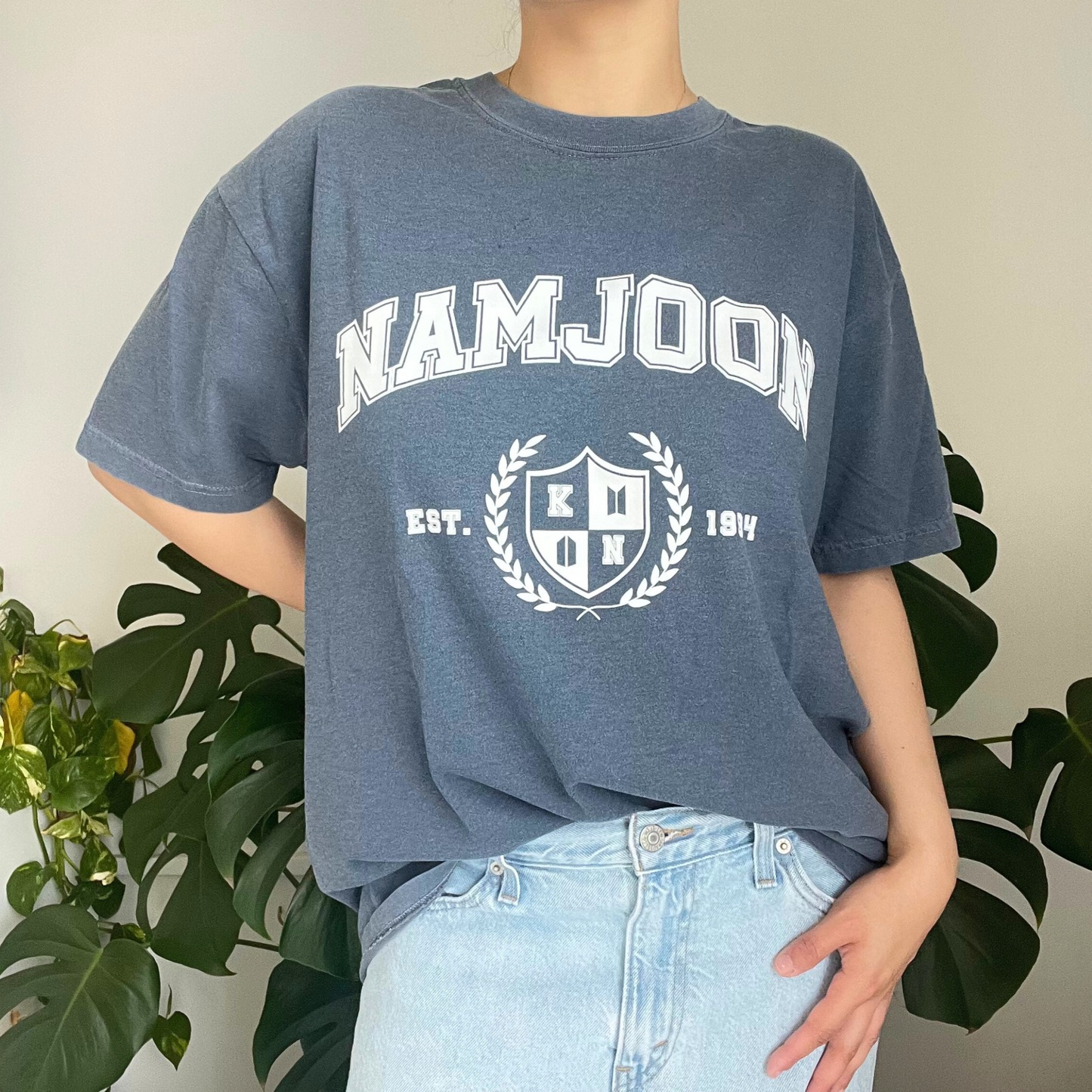 namjoon university t-shirt