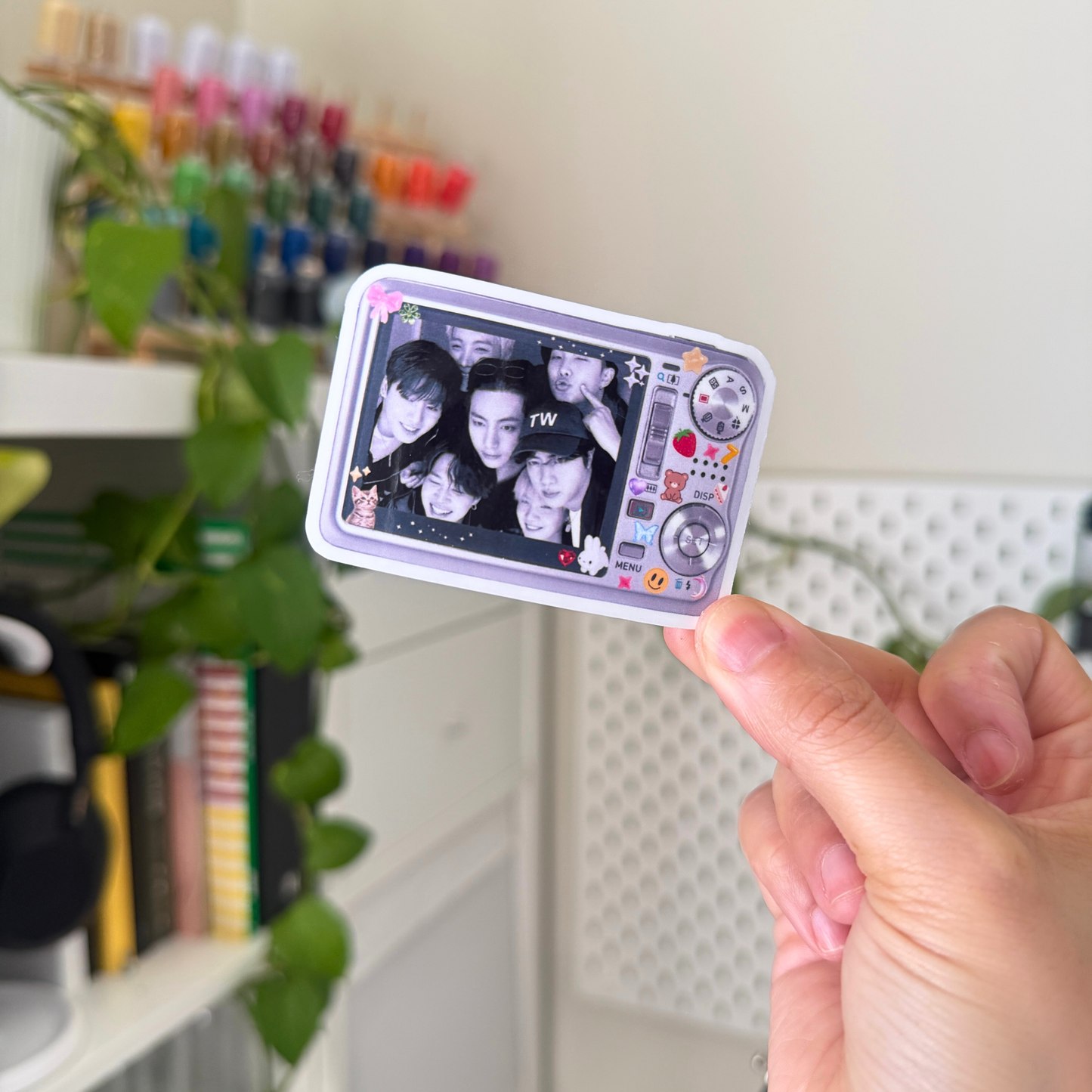 bts camera stickers [new version] 𐮜🍓📷