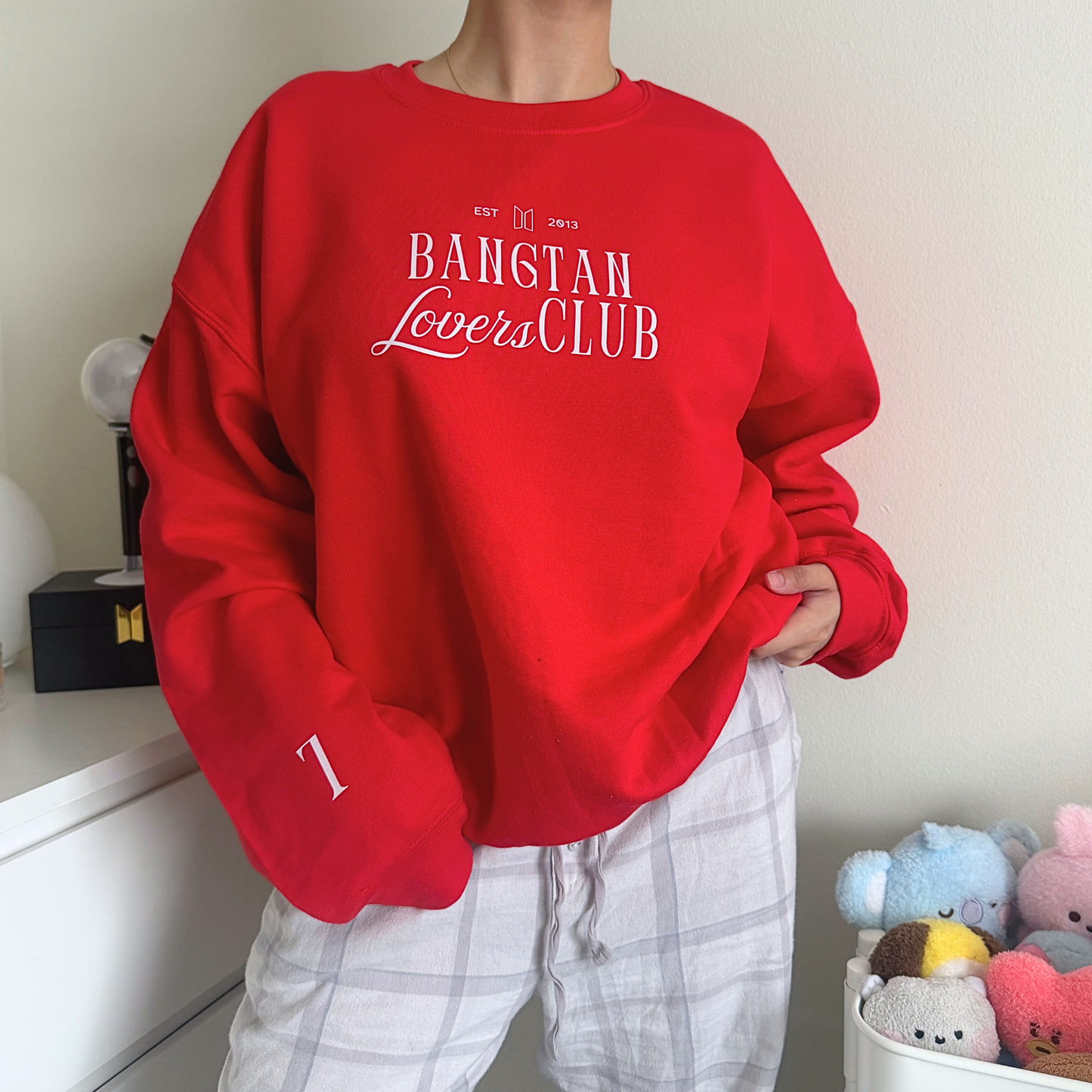 bangtan lovers club crewneck