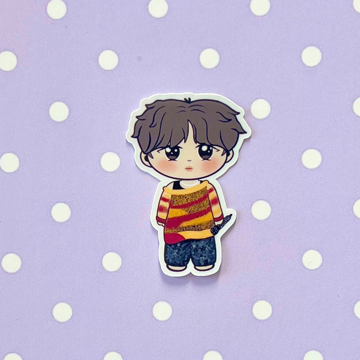 yoongi seesaw chibi | waterproof sticker