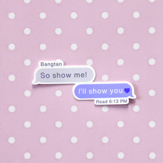 magic shop text message | waterproof sticker