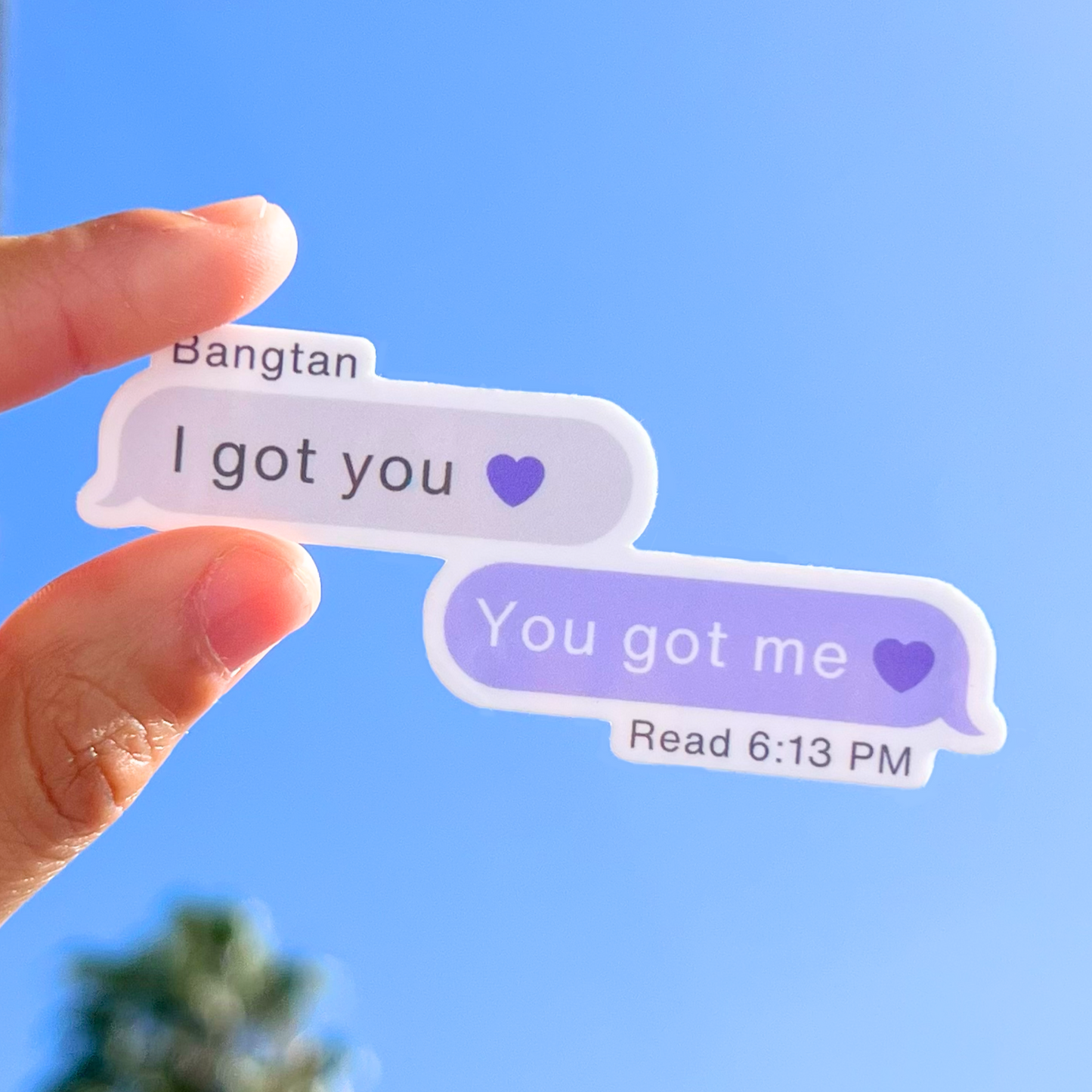 mikrokosmos | I got you text | waterproof sticker