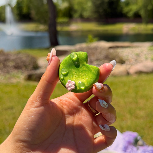 lily pad worry stone 🪷🦢