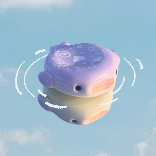 haru the whale worry stone