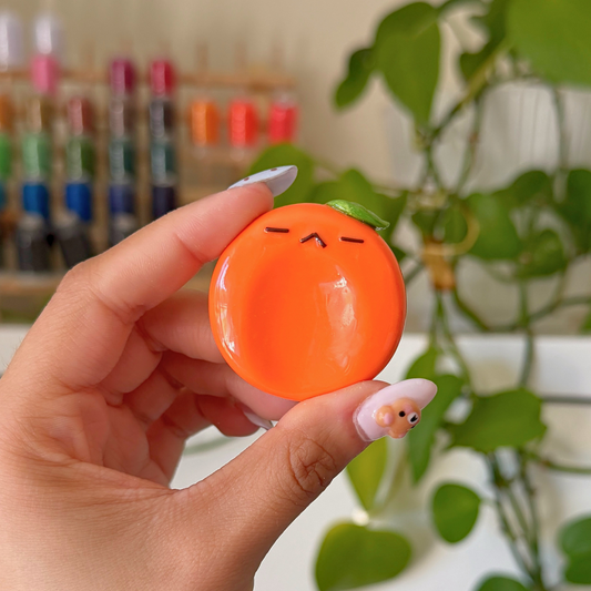 tangerine worry stone