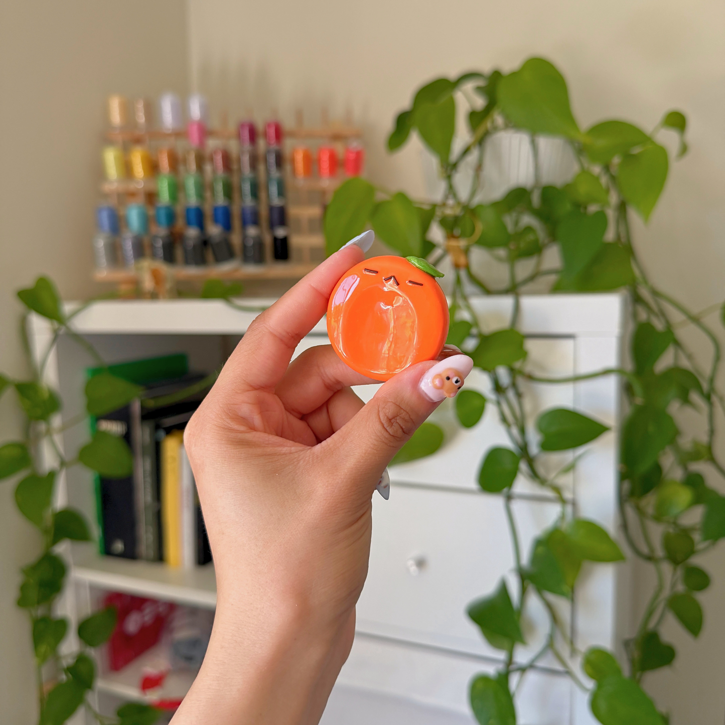tangerine worry stone