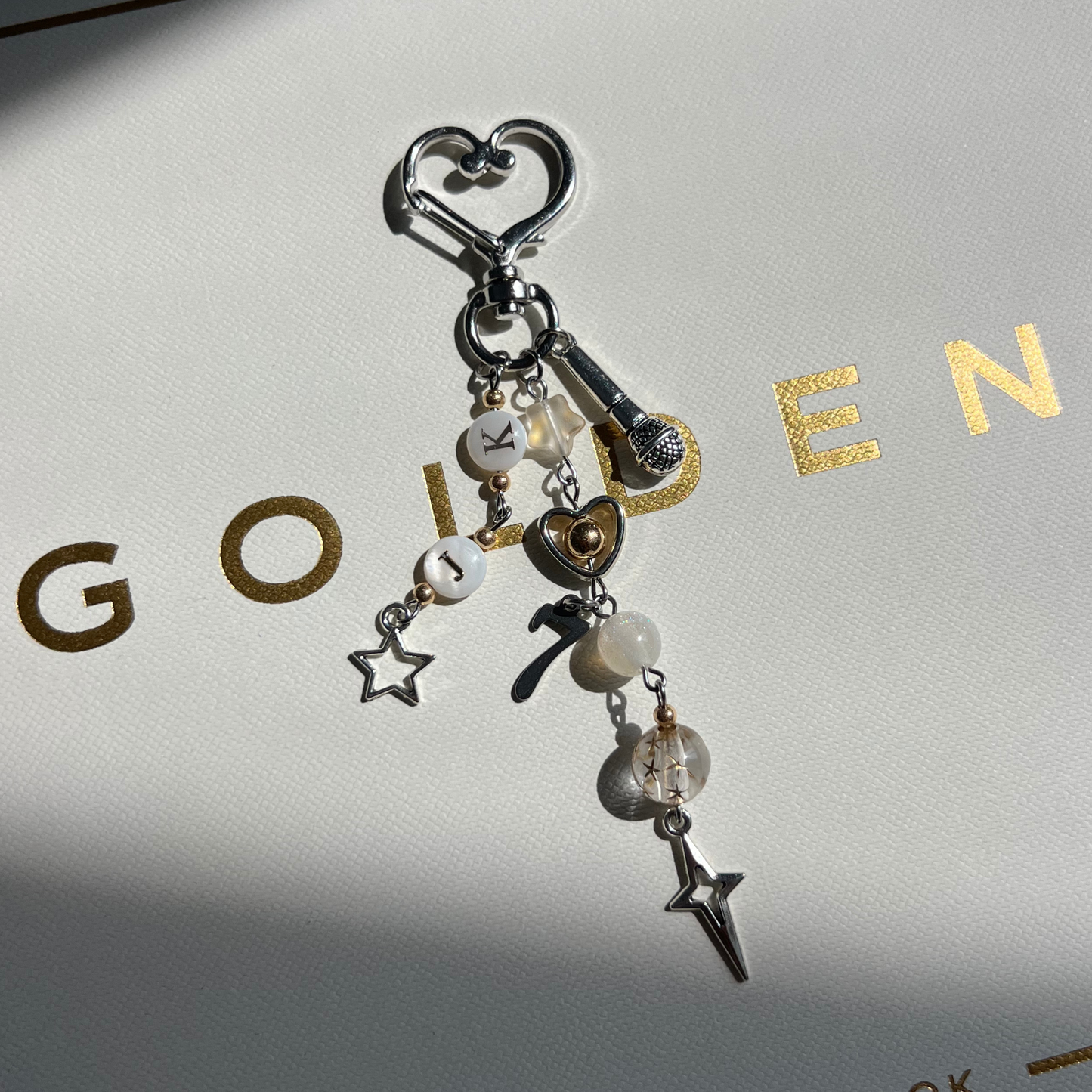 jungkook "golden" inspired keychain