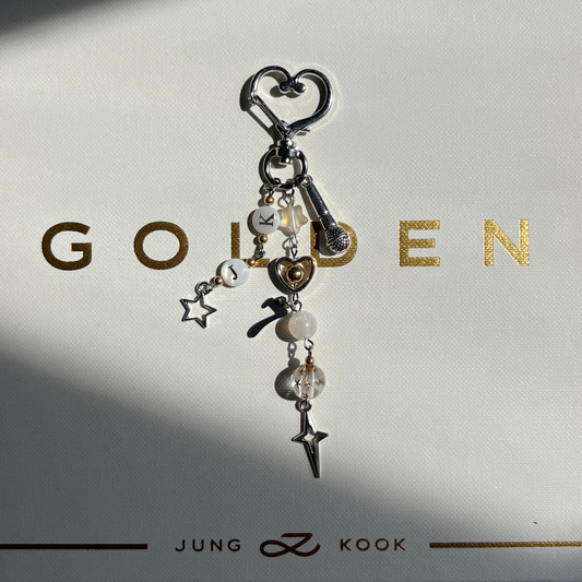 jungkook "golden" inspired keychain