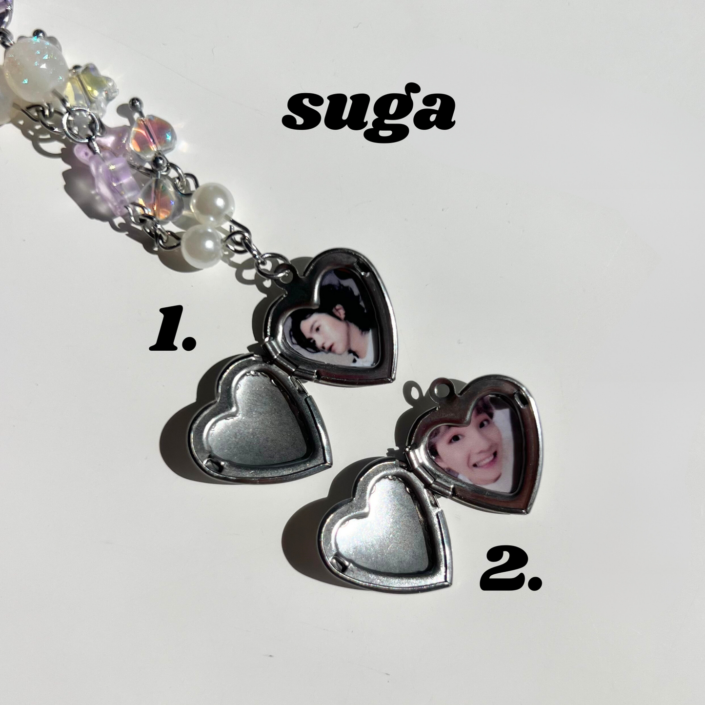 bts inspired locket necklace