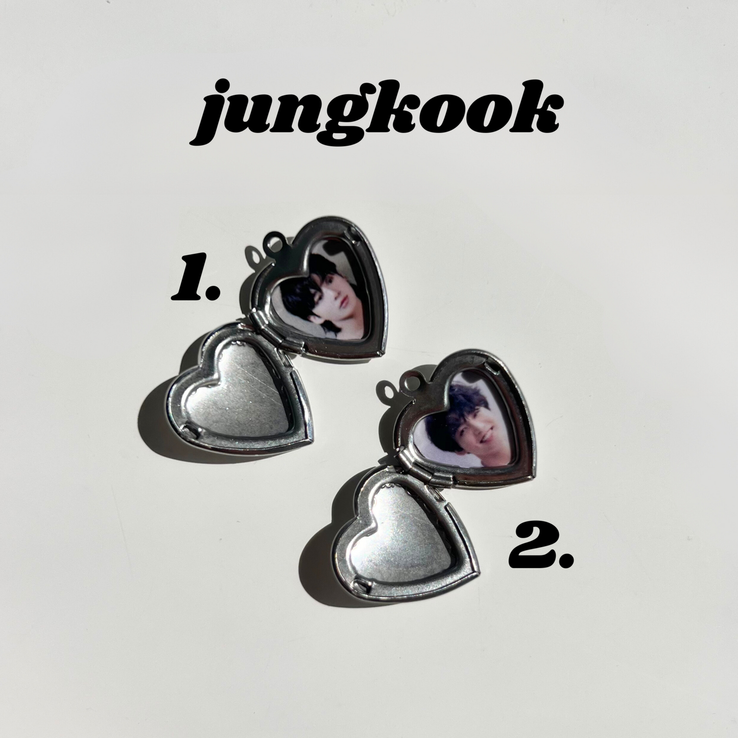 bts inspired locket necklace