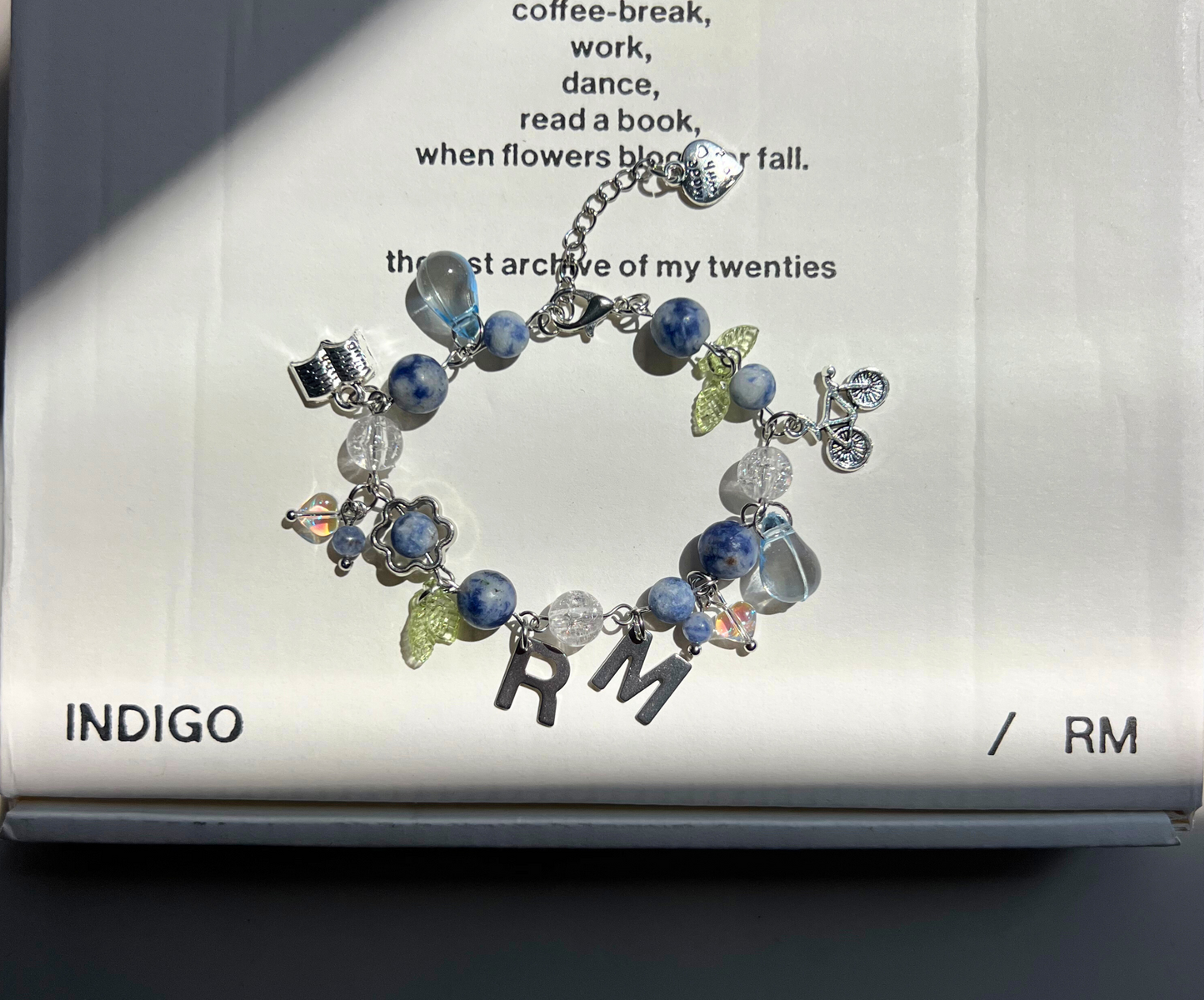 rm "indigo" inspired bracelet