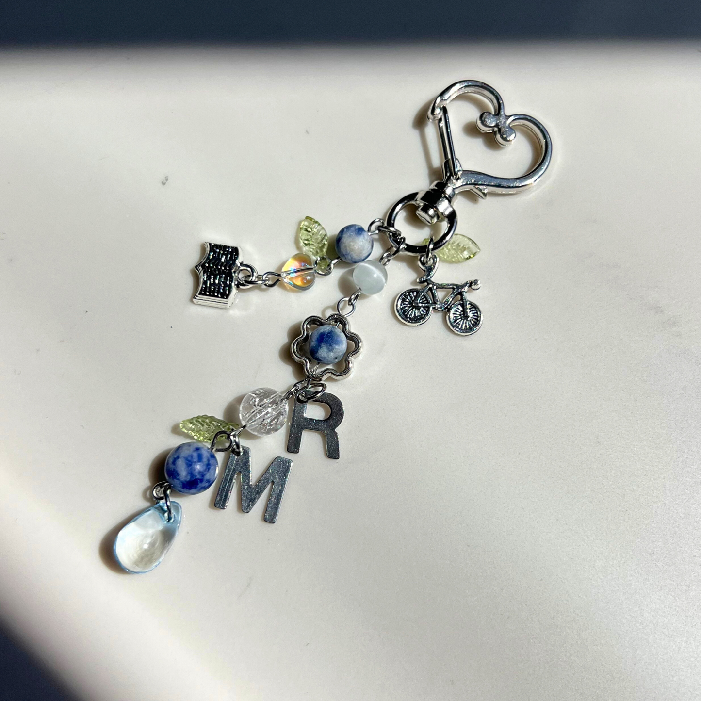 rm "indigo" inspired keychain