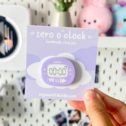 zero o'clock clay pin