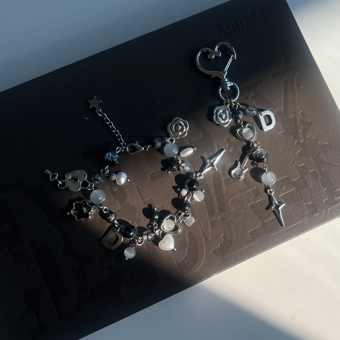 bts jewelry set bundle (bracelet & keychain)