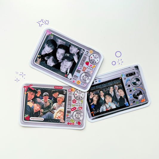 bts camera stickers [new version] 𐮜🍓📷