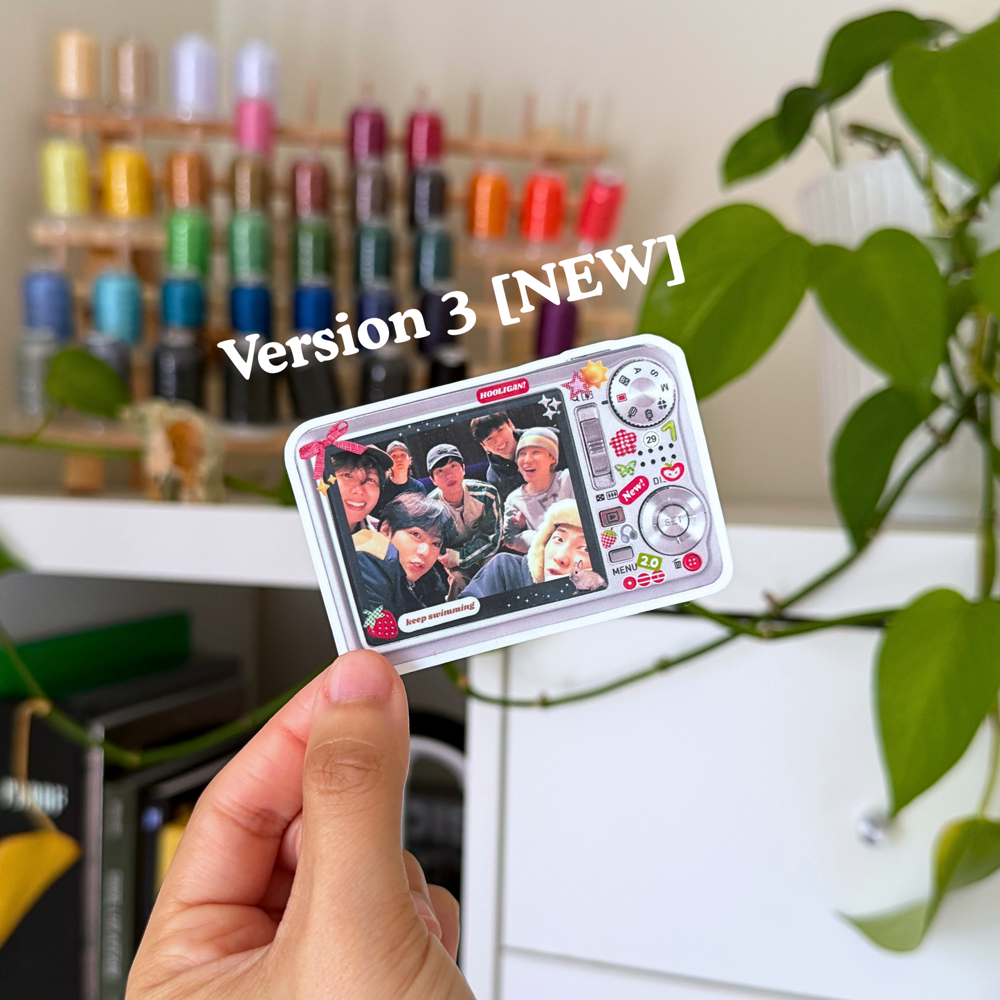 bts camera stickers [new version] 𐮜🍓📷