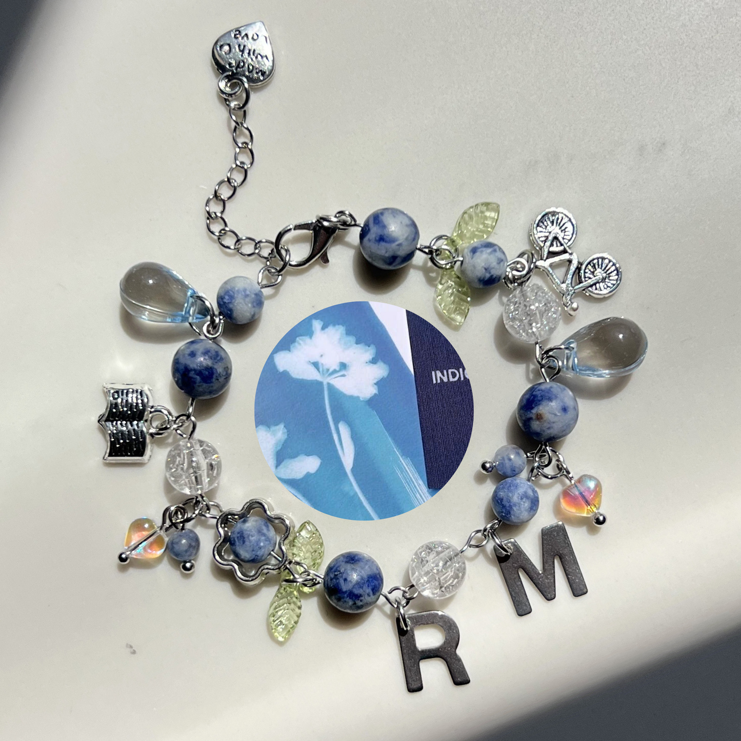rm "indigo" inspired bracelet