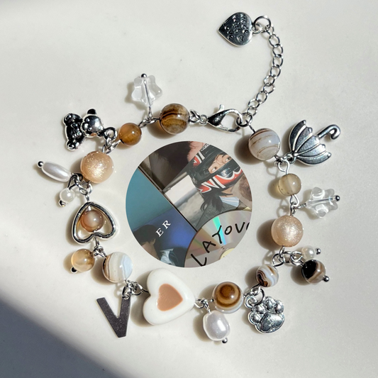 v "layover" inspired bracelet